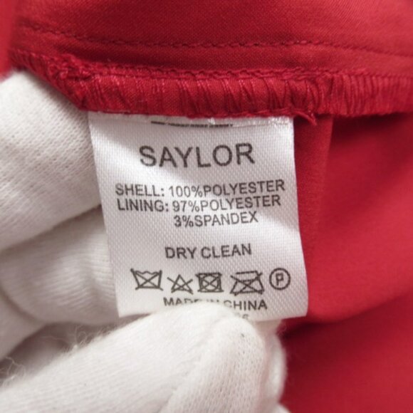 Saylor NYC Caitriona Sequin Fringe Red Mini Dress S - Picture 10 of 11